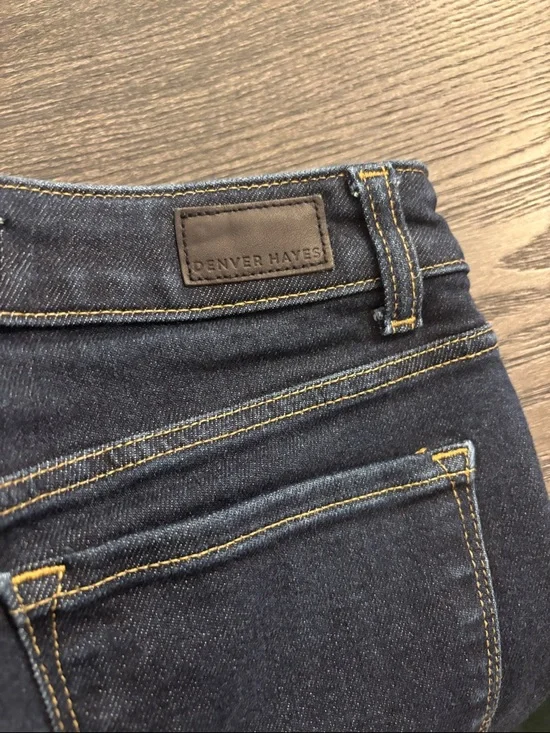 Denver Hayes | 6 | Classic High-Rise Straight Leg Jeans - Dark Blue - Picture 4 of 5